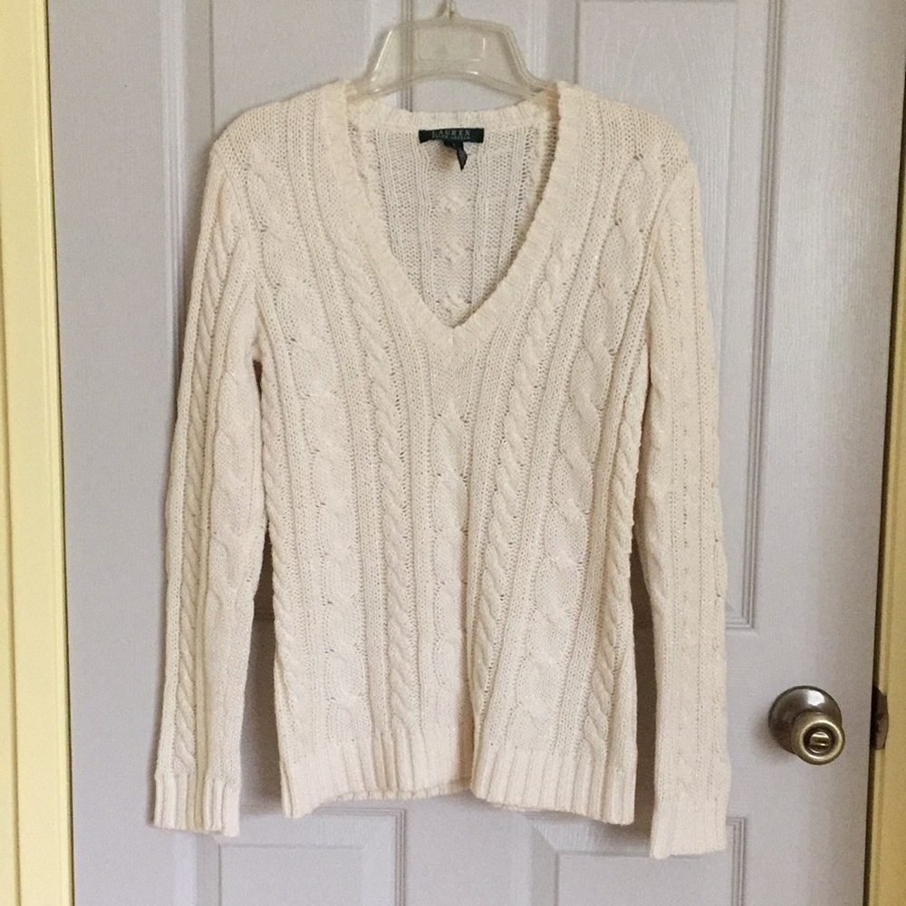 RL Cable knit sweater